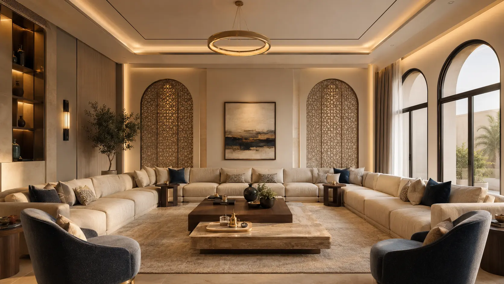 تصور مجلس مودرن بعد التصميم